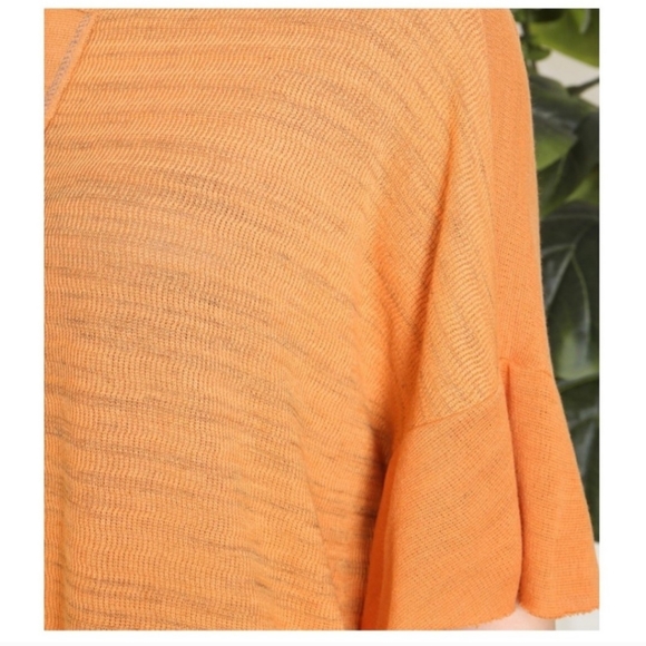 ❌SOLD✨FABRIC CONTRAST PUMPKIN TOP- NEW - Picture 3 of 6